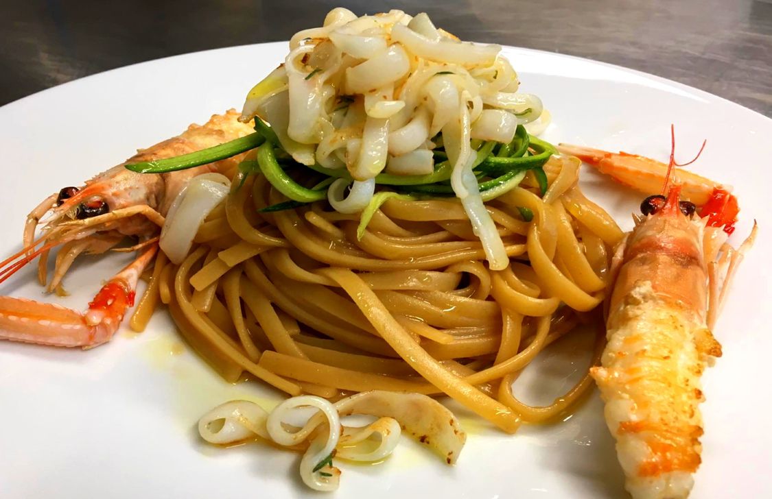 Ristorante La Rotonda - Linguine al pesce Ristorante La Rotonda - Linguine al pesce
