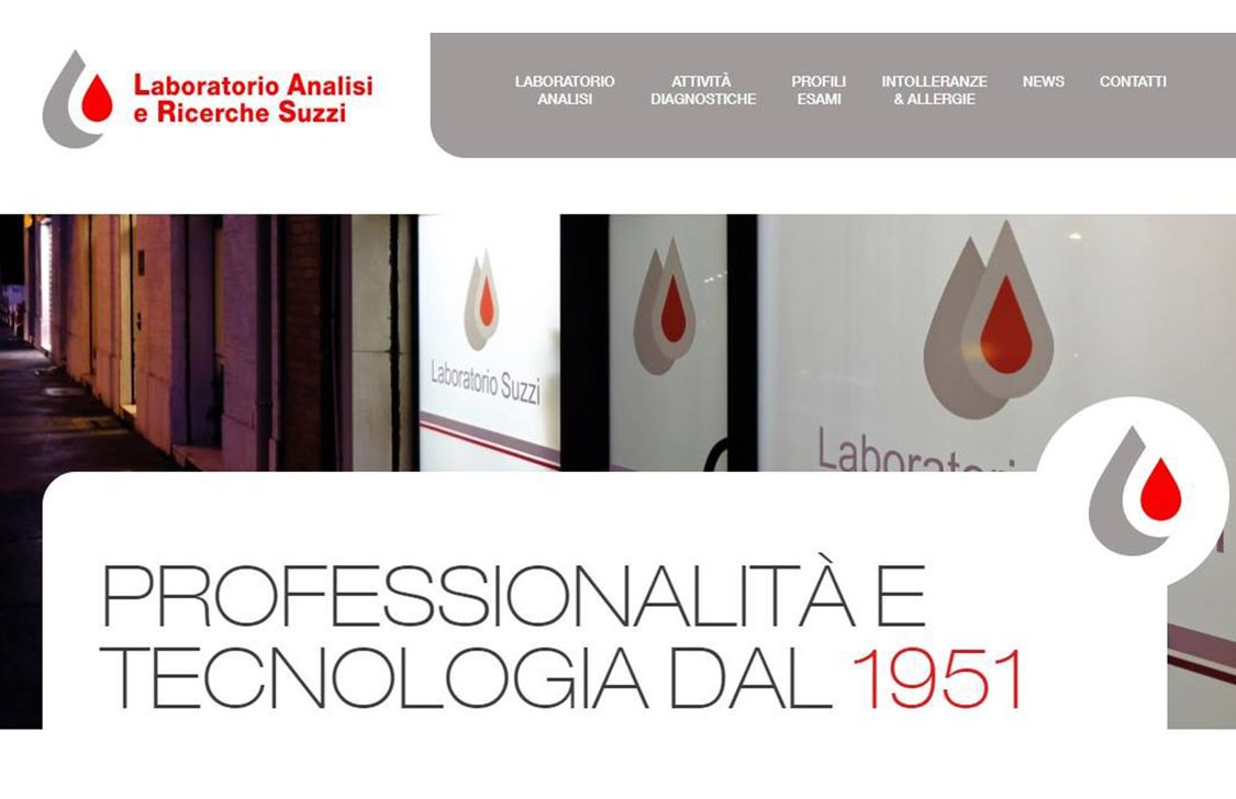 Laboratorio Suzzi - Informazioni Laboratorio Suzzi - Informazioni