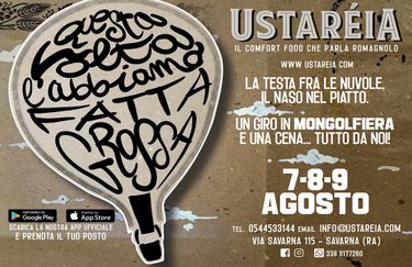 Ristorante Ustareia - Locandina volo mongolfiera