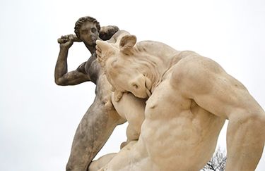 Labirinto di Dedalo - Statua