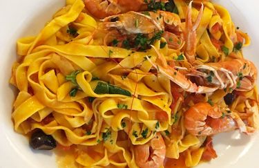Osteria Maremosso - Tagliatelle con Scampi