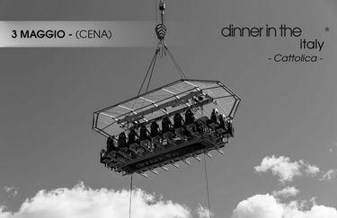 dinner in the sky - cena 3 maggio